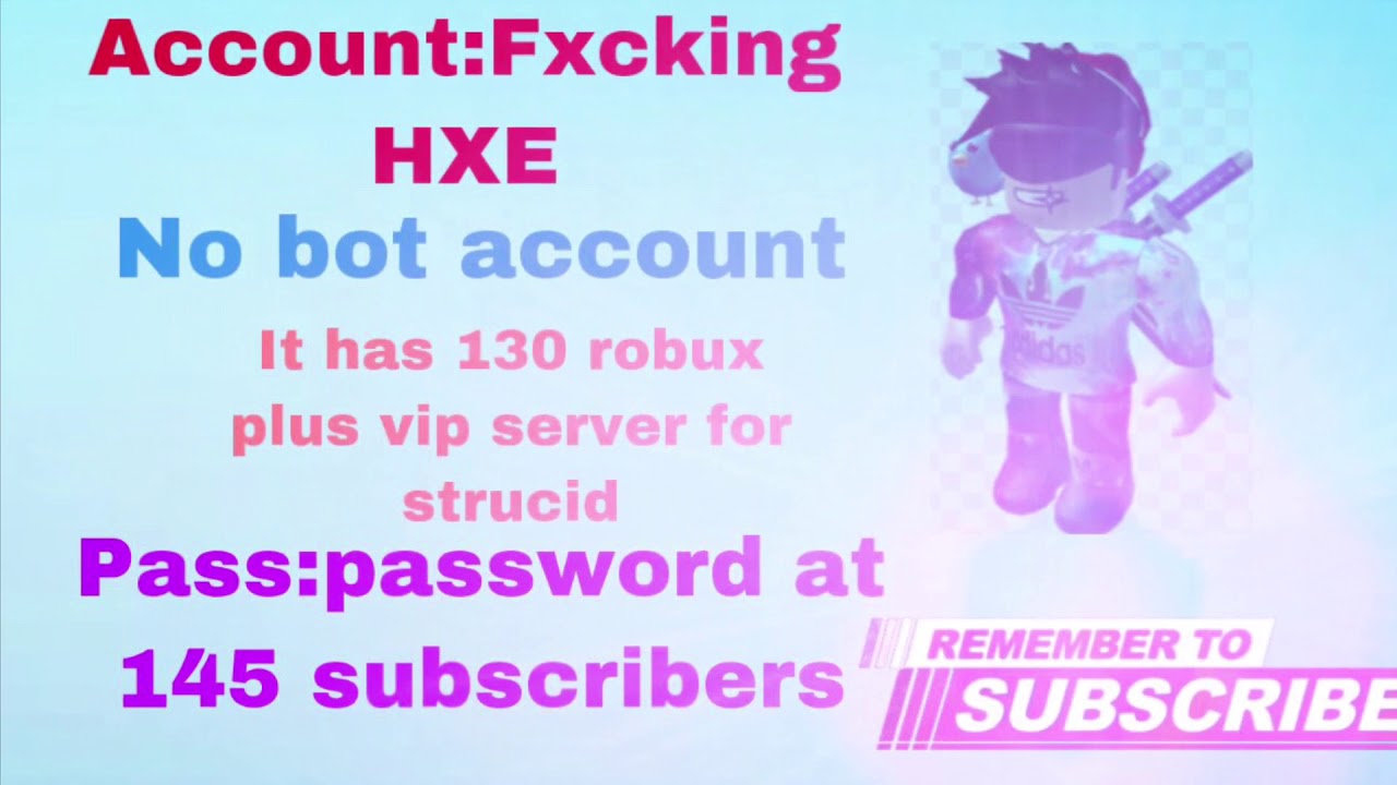 rich roblox players username and password